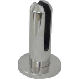 S/S Spigot Round 50x158mm G316 with Cover Satin